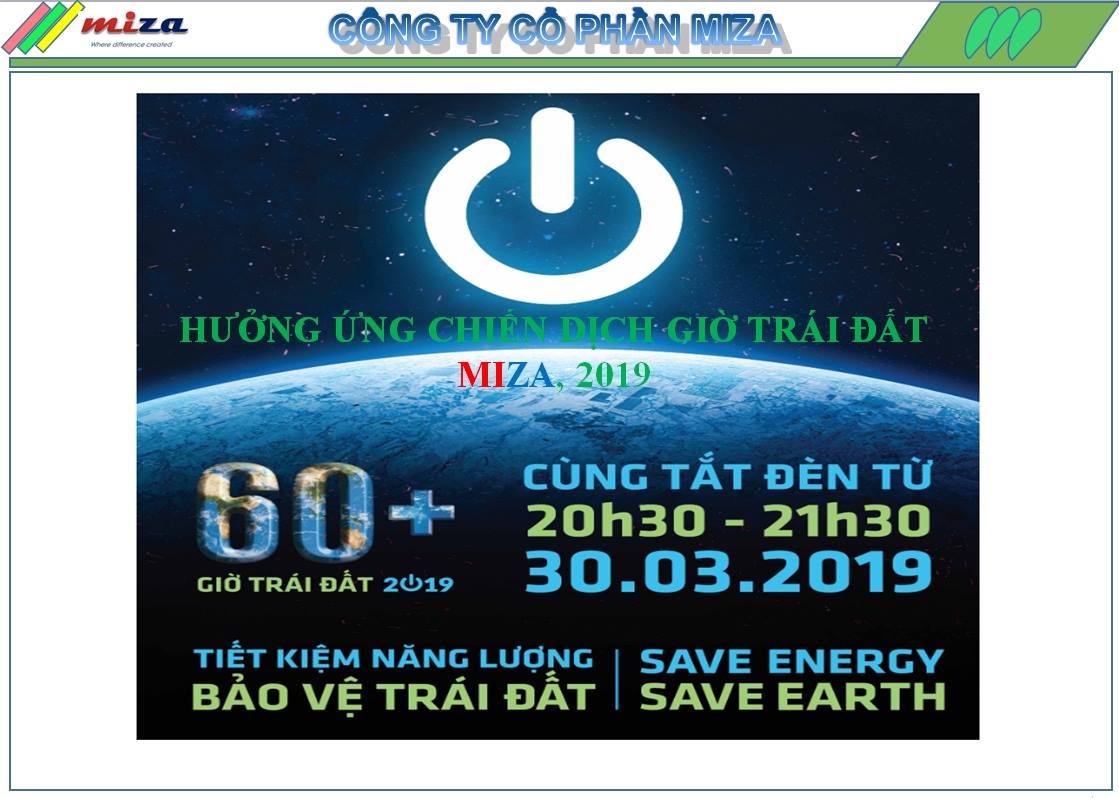 GIỜ TRÁI ĐẤT 2019 - NIỀM VUI TÁI CHẾ