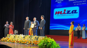 MIZA NHẬN GIẢI THƯỞNG VÀNG “TOP 10 THƯƠNG HIỆU SỐ 1 VIỆT NAM 2022”