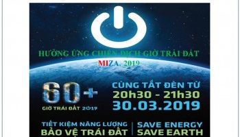 GIỜ TRÁI ĐẤT 2019 - NIỀM VUI TÁI CHẾ