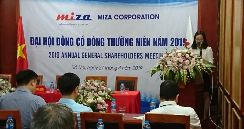 ĐẠI HỘI ĐỒNG CỔ ĐÔNG THƯỜNG NIÊN NĂM 2019