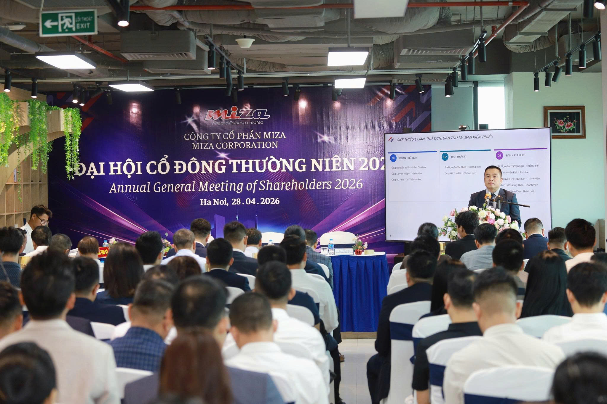 MIZA TỔ CHỨC THÀNH CÔNG ĐẠI HỘI ĐỒNG CỔ ĐÔNG THƯỜNG NIÊN 2026